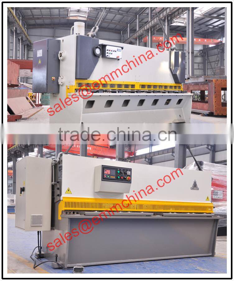 QC11K-16x2500 CNC hydraulic sheet metal plate shear