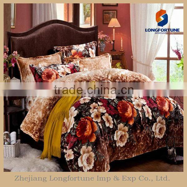home textile adult wholesale three pieces bedding set