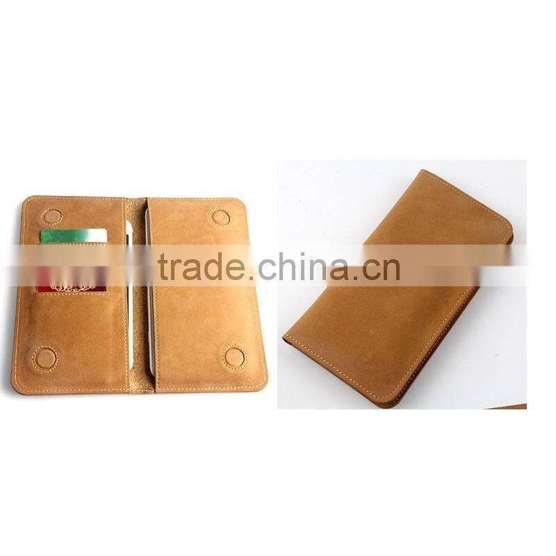 universal wallet genuine leather double phone case cover pouch bags for samsung galaxy note A J E S 1 2 3 4 5 6 7 i9220 pocket