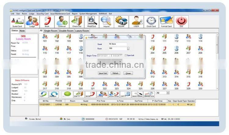 new design digital hotel lock with rfid lock system