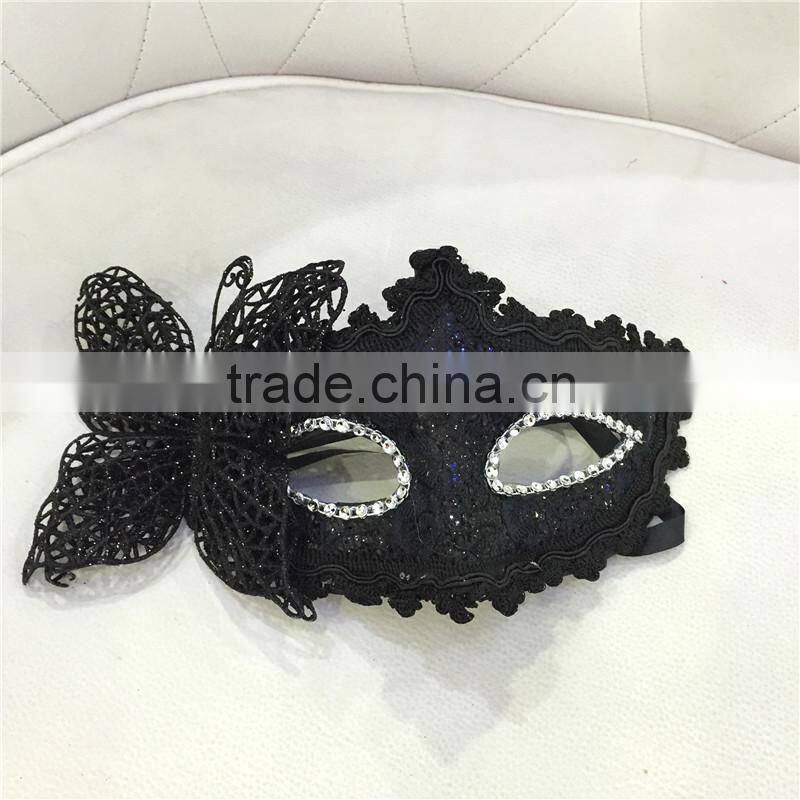 Fashion party mask, venetian mask, halloween mask with flower