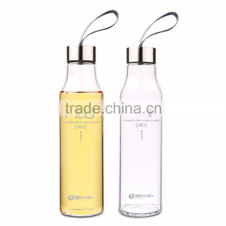 Cosmetic Joyshaker Glass Water Bottle With Infuser
