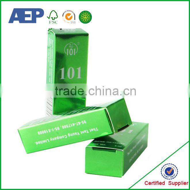 Paper decorative black cardboard boxes for cosmetic
