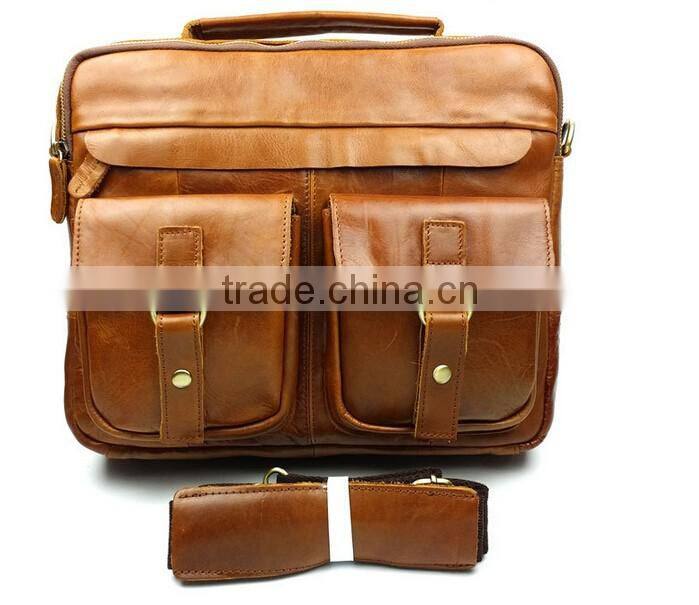 Boshiho vintage cow hide purses and handbags 2016 leather luxury man bag