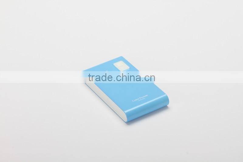 pisen color mobile power bank 4200 mah external battery charger for mobile phone