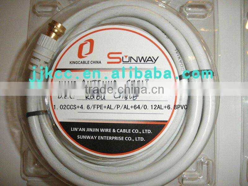 Ningbo tv antenna RG 6 for Satellite TV Receiver