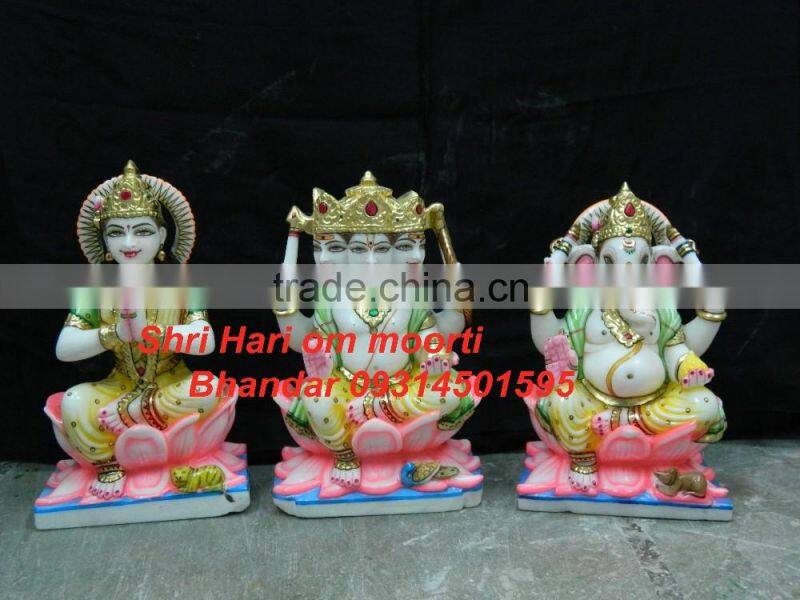 Lord Marble Shiv Parivar Statue