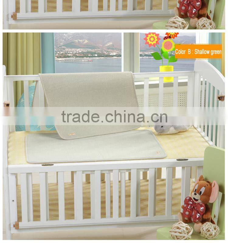 colored cotton tpu 3D water-proof baby changing pads mat