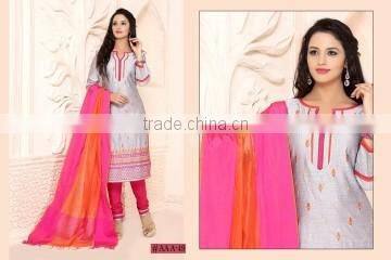 Sprightly Maroon Cotton Churidar Suit/fashion Churidar Suit online