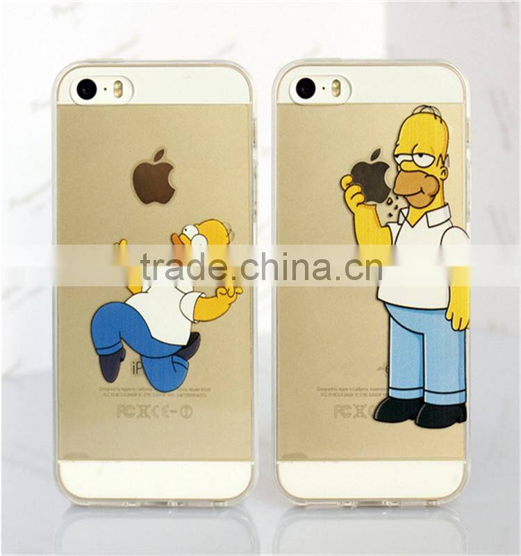 2015 Hottest Cell Phone Case! 0.3mm plastic transparent TPU Cell Phone Case for iPhone 6/6s plus!