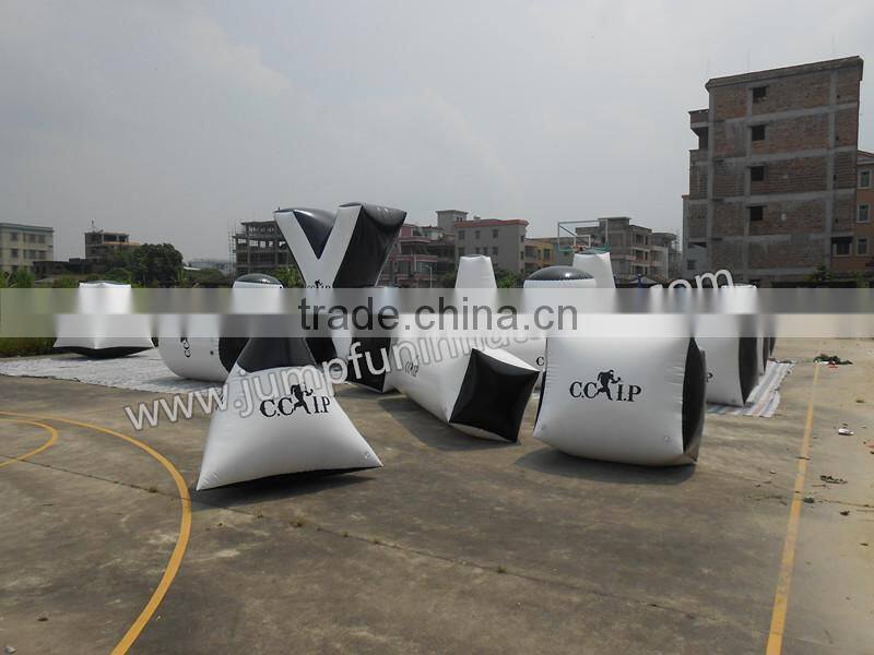 inflatable cylinder bunker/inflatable barrier bunker/inflatable paintball obstacle