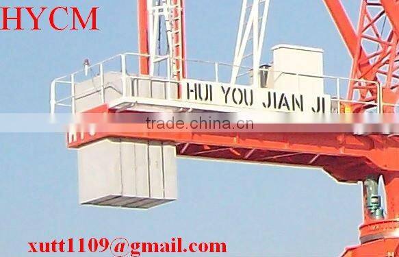 8t load jib Luffing Tower Crane for tensity building construction