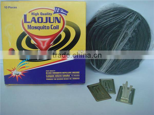 unbreakable plant fiber smokefree140mm black mosquito coil