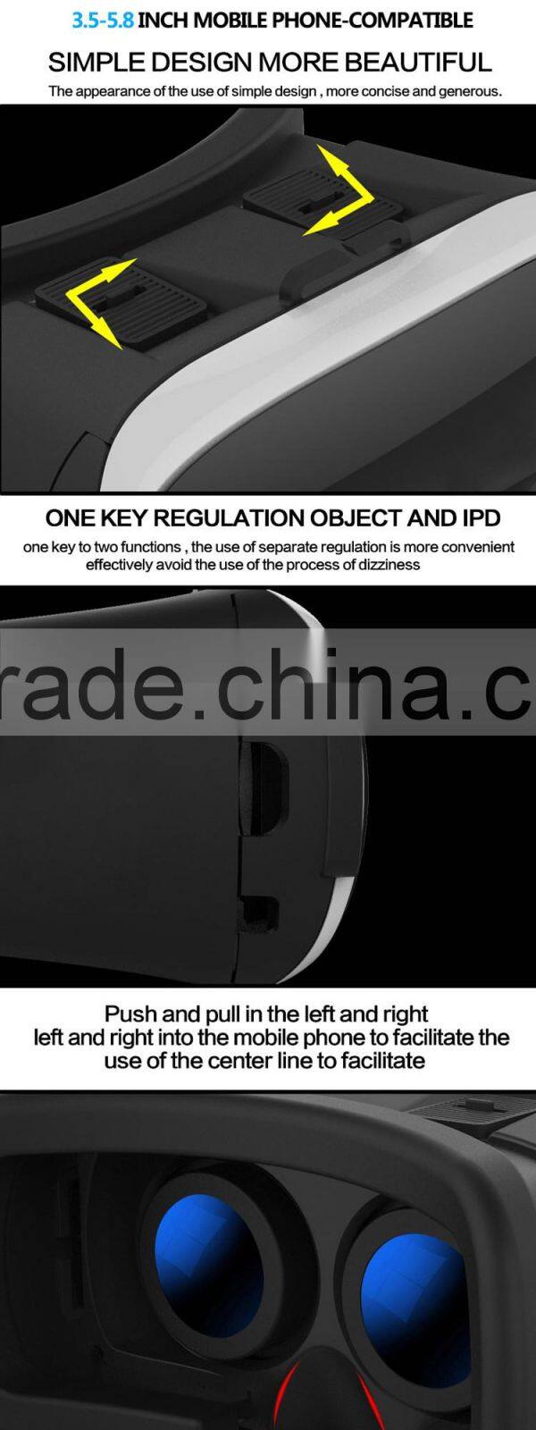 best price virtual reality vr shinecon vr box 3d vr glasses