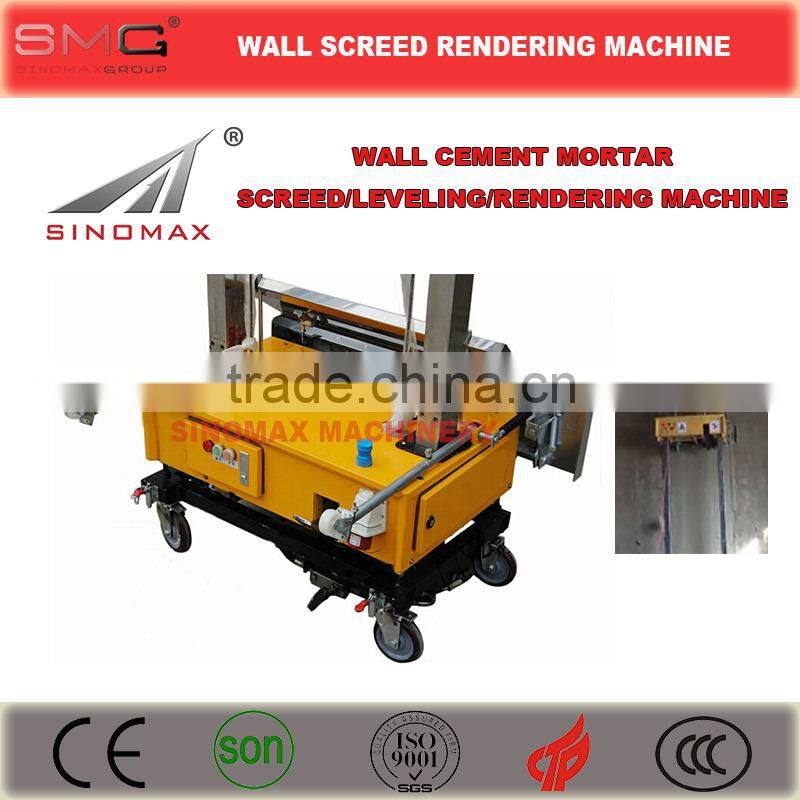 China Top Quality Cement Mortar Plaster Machine, Screed Machine, Leveling Machine, Rendering Machine for sale