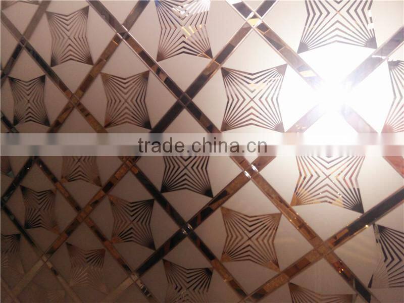 marble mirror glass, , decorative wall mirror glass