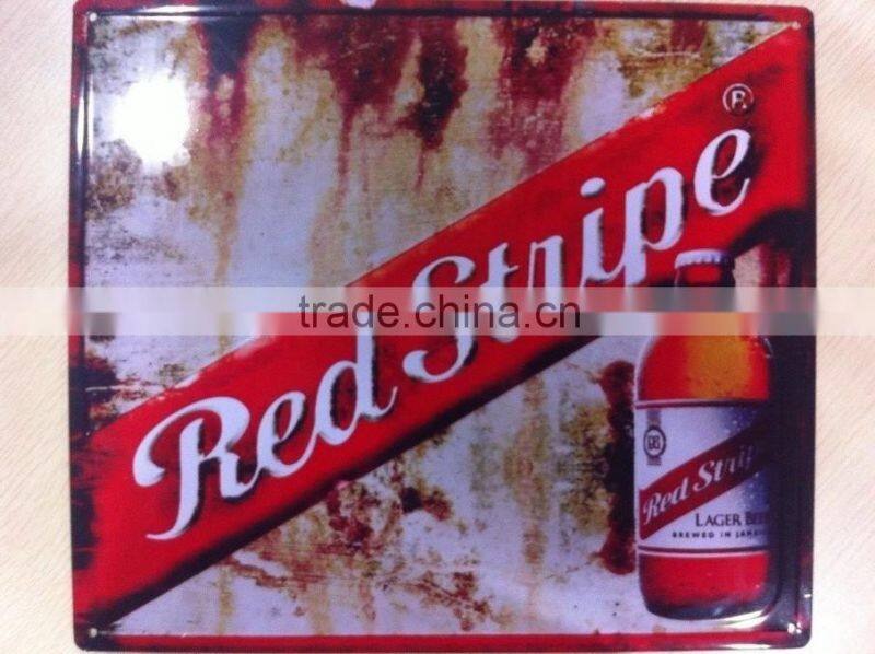 Embossed custom embossed license plate