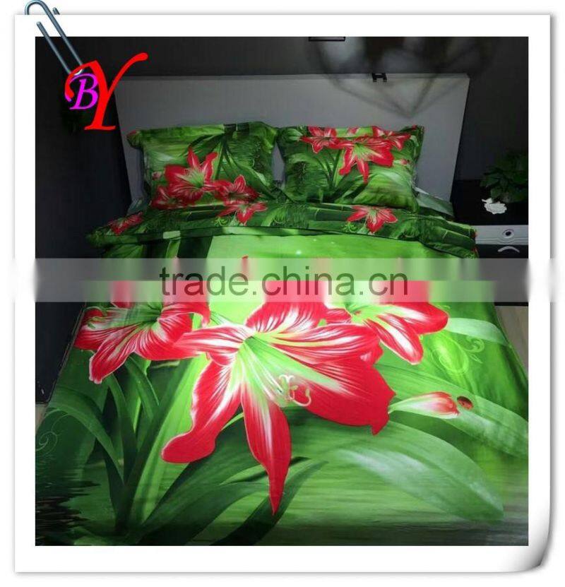 100% Cotton 3D Reactive Printed Bedding Sets