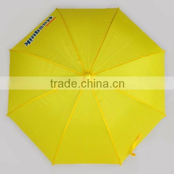 solid color manual opem metal straight kids umbrella