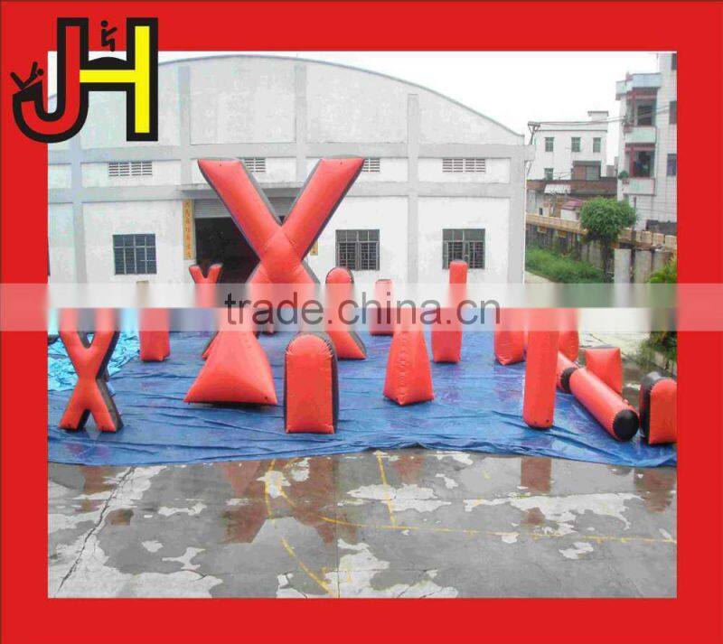 High Quality Laser Tag Game Inflatable Paintball Air Bunkers For Amusement