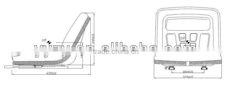 Agricultural Implements Tractor Seats for replace