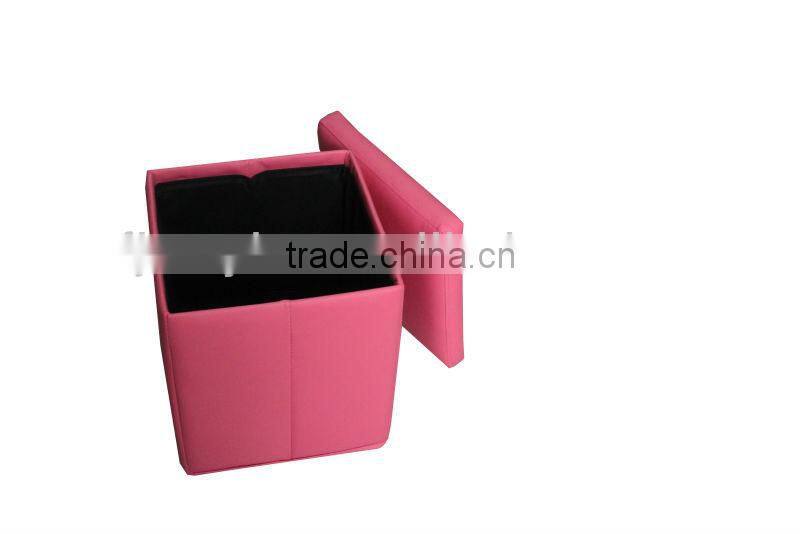 PU storage ottoman