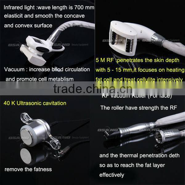 Multi-Function Beauty Equipment,RF,Vacuum Cavitation System Type and CE Certification Liposlim Cavitation