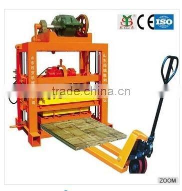 High profit Low investment Project for QTJ4-40 Block Making Machine/Paver and standards Brick Machine supplier