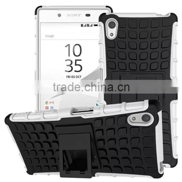 For SONY XPERIA Z5 DU Z5 E6603 E6633 Armor CASE Heavy Duty Hybrid Rugged TPU Impact Kickstand Hard ShockProof CASE OUT DOOR CASE