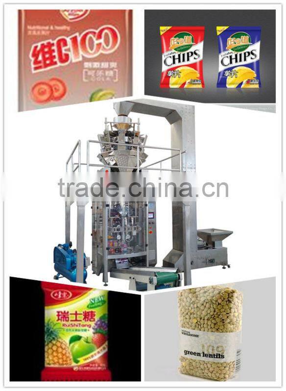 The granules full automotive packing machine/seal packing machine with conveyor