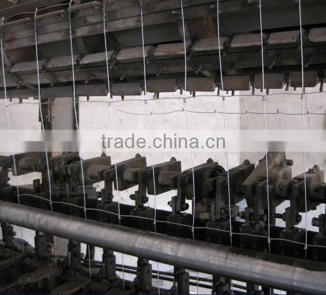 hinge joint network knotted field fence factory/ knotted woven fence mesh