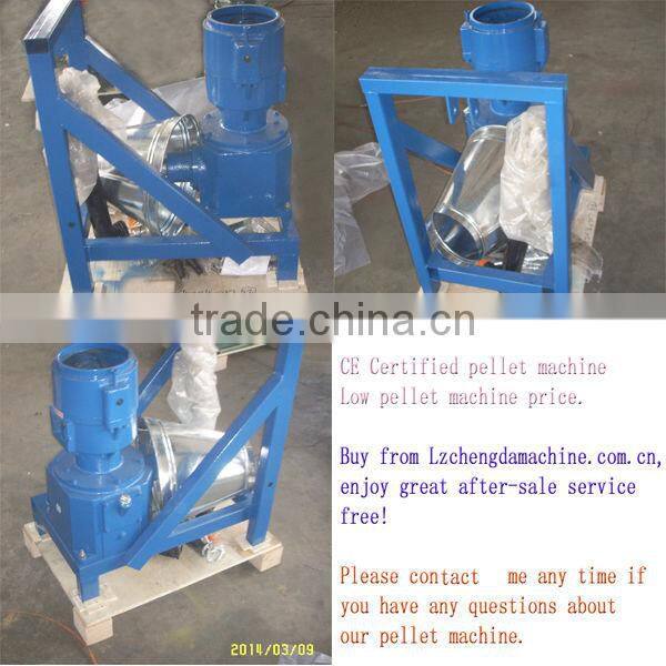 CE approved KL120P Chengda direct supply 6-10HP PTO corn stalk pellet mill driven by tractor
