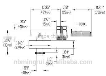 LEV03009 white plastic high voltage sensor
