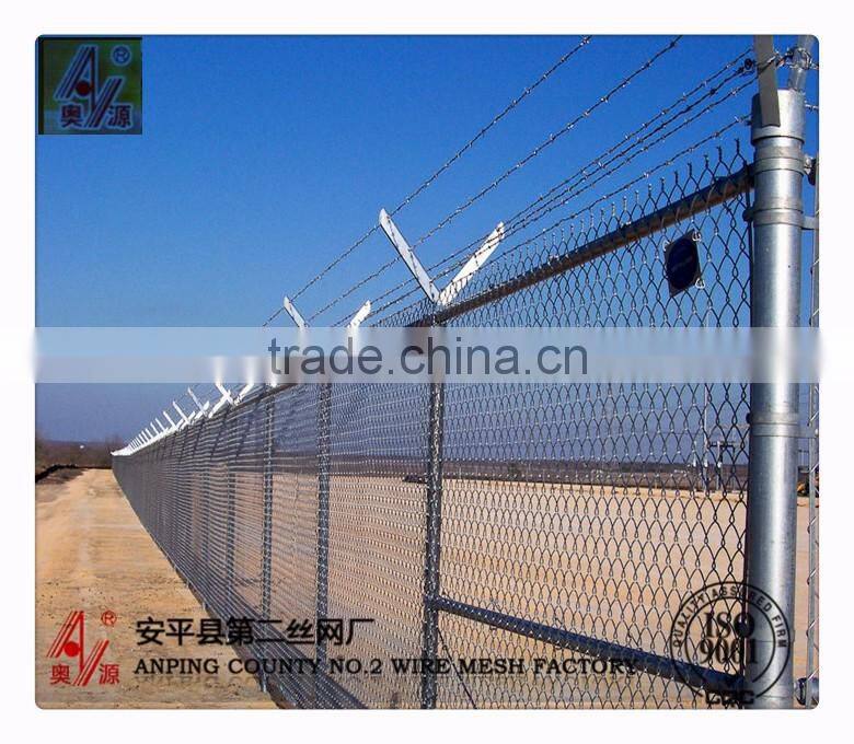 Diamond wire fence ,hot dipped galvanized chain link fence ,chain link fence prices