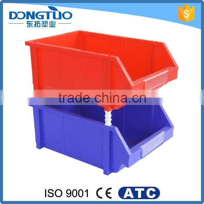 Plastic shelf bin wholesale customer Logo, warehouse plastic storage bins