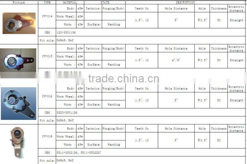 Good Quality Auto automatic brake adjusting arm