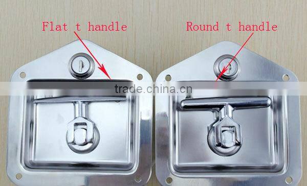 RPL013 Stainless Steel Folding Tool Box T Handle Lock, Folding Drop T Locks