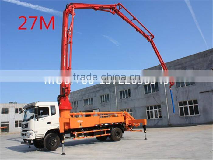 Concrete boom pump from china truck mounted pump 25m-35m