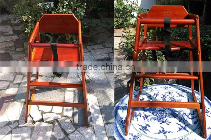 High quality Detachable wooden highchair OEM manufacturer