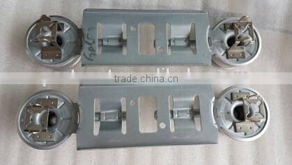 Gas Range Double Burner Assembly