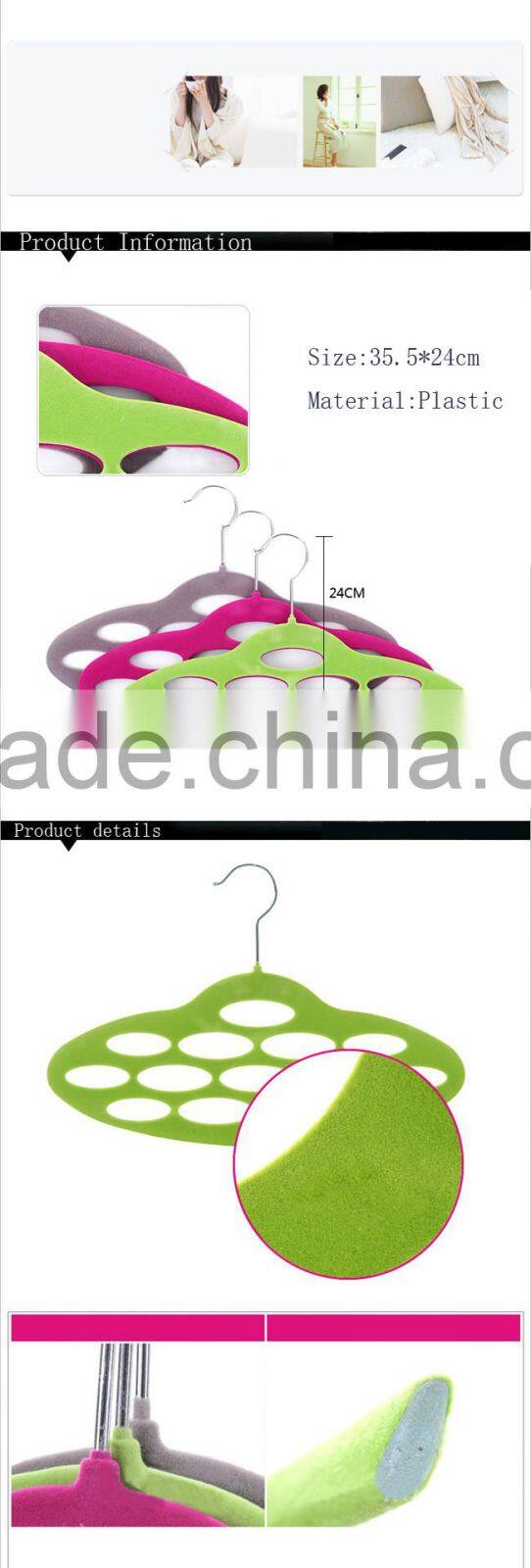 Home Organization Clothes Hangers Chrome Scarf Organizer Purse Design