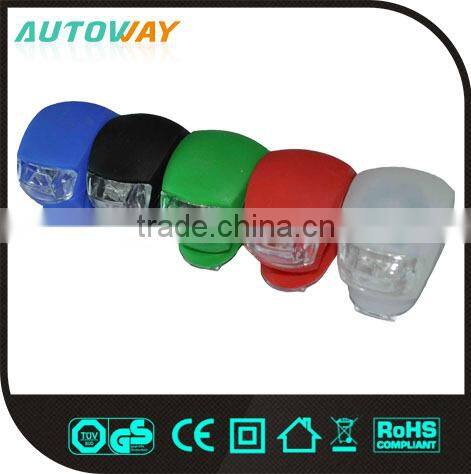 2 LEDs Silicone Bicycle Light