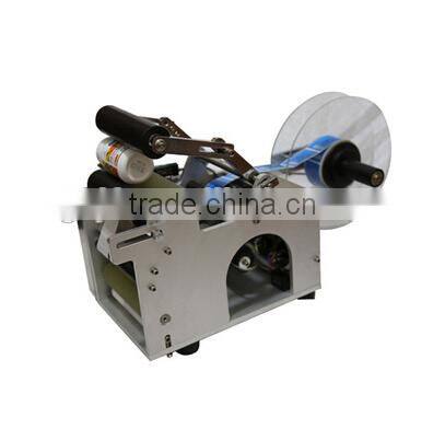 electric semi automatic shampoo bottle labeling machine with coding function