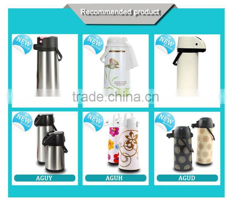 Hot sale vacuum air pump pot stainless steel pot air pump pot vacuum insulation coffee thermos(AGUH-M)