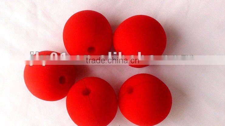 Hot!!! Red foam clown nose