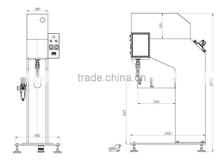 JULY Wholesale Dongguan Supplier 10 Ton Types Of Press Machine