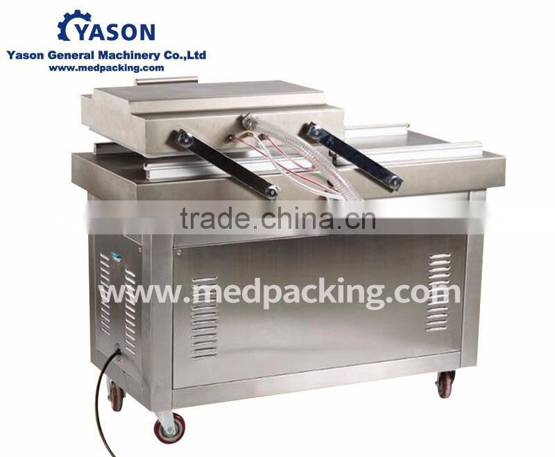 DZ500 double chamber flat vacuum packaging machine