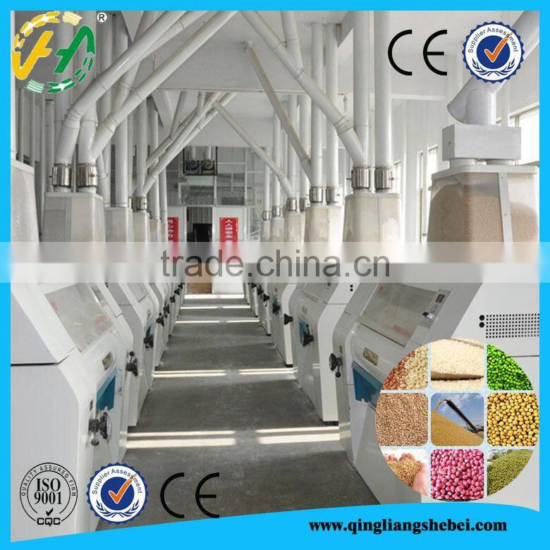 high quaility automatic machines wheat flour milling plant for TPD500