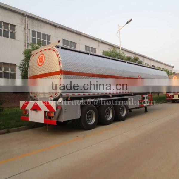 CLW 3 Axles Aluminum Trailer 55000L for Oil Transportation