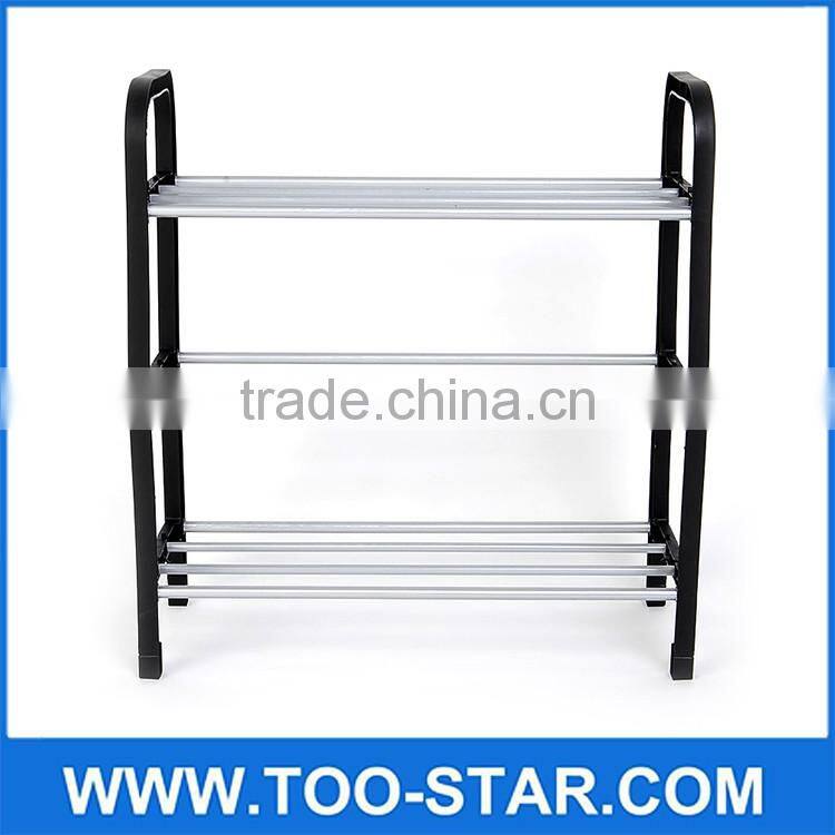 New 4 Tier steel storage shoe rack hanger Anti-corrosive steel tube The original plastic Easy installation DIY stand for shoes